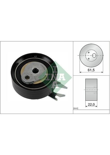 531025230 - Eksantrik Gergi Rulmanı Polo-Cordoba-Fabıa 1.6 Benzinli Aee-Alm