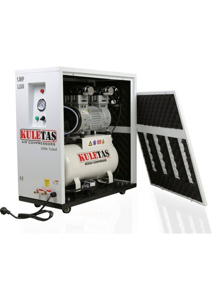 Kuletaş Kabinli Sessiz Hava Kompresörü 30 Litre 1.5hp fiyatları