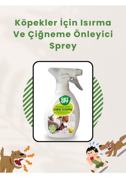 Köpekler Için Isırma ve Çiğneme Engelleyici Sprey, Güvenli ve Etkili Tasarım