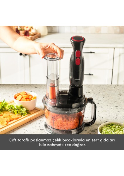 Pro Multimax 6 In 1 Çok Amaçlı Mutfak Robotu Black