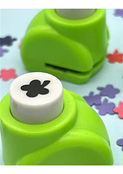 Pembe Mini Delgeç 4 Yapraklı 8 mm Kesim Çapı ile Kawaii Desenli fırsatları