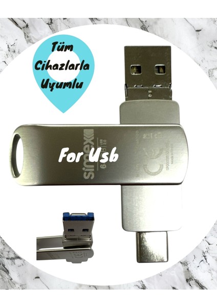 Iphone Uyumlu Flash Bellek Ios Apple Uyumlu 256 GB Otg USB Type C Flash Bellek Disk Pc Uyumlu indirimleri