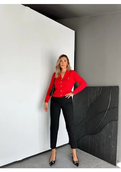 Zr Model Orijinal Marka Fileto Detaylı Kumaş Pantolon Dar Paça Pantolon modelleri