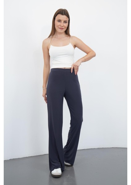 Nira Kadın Maxi Boy Ispanyol Paça Viskon Pantolon-Füme fiyatları
