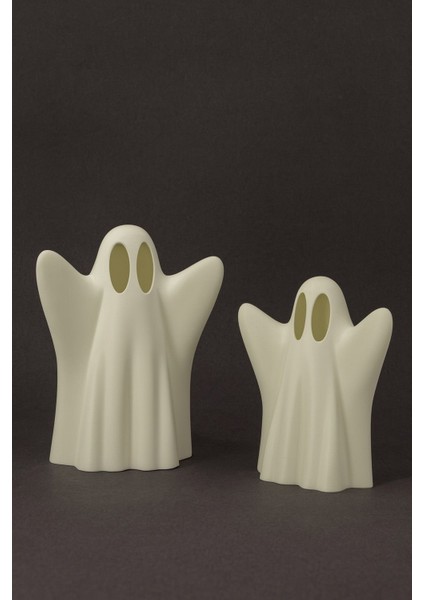 Hayalet Figürlü Dekoratif Obje Pilli Mum Ile Kullanım Halloween Aksesuarı Ev Dekor Ürünü fırsatları