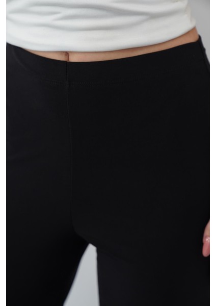 Nira Kadın Maxi Boy Ispanyol Paça Viskon Pantolon-Siyah modelleri