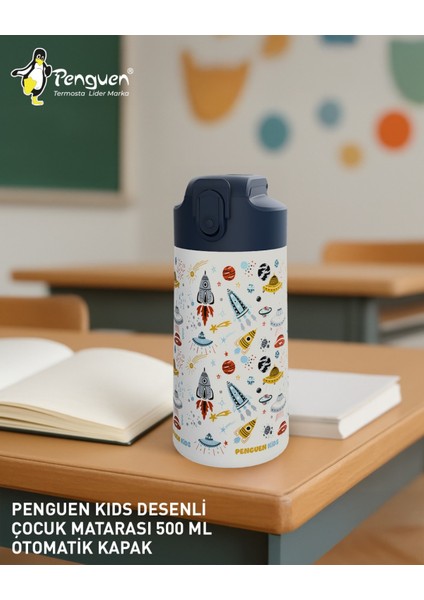 500ML Çocuk Su Matarası | Paslanmaz Çelik | Pipetli | Bpa Free | Sızdırmaz Kapaklı fiyatları