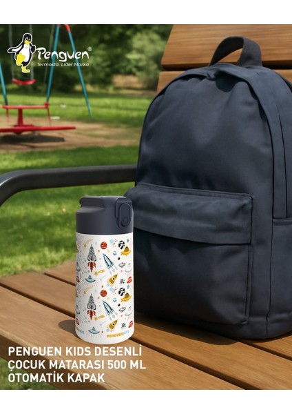 500ML Çocuk Su Matarası | Paslanmaz Çelik | Pipetli | Bpa Free | Sızdırmaz Kapaklı indirimleri