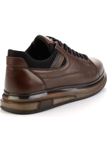 Kahve Hakiki Deri Erkek Sneaker E01398142843 modelleri