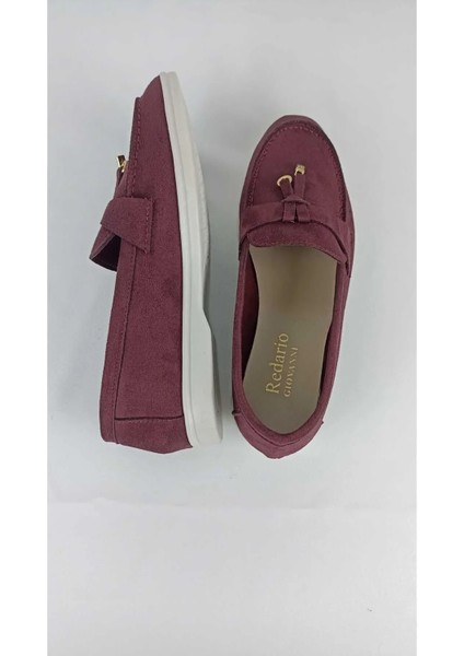 Kadın Bordo Süet Babet fiyatları