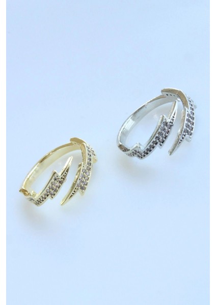 Özel Seri Şimşek Tasarım Ayarlanabilir Kadın Yüzük fırsatları