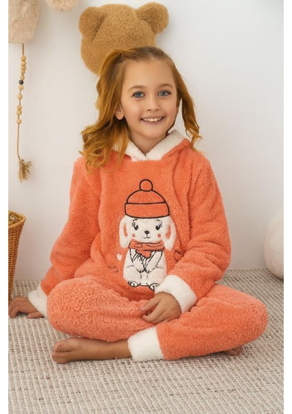 Kız Çocuk Polar Welsoft Pijama Takımı – Soğuk Günler Için Sıcak Tutucu Yumuşak Kumaş 42557