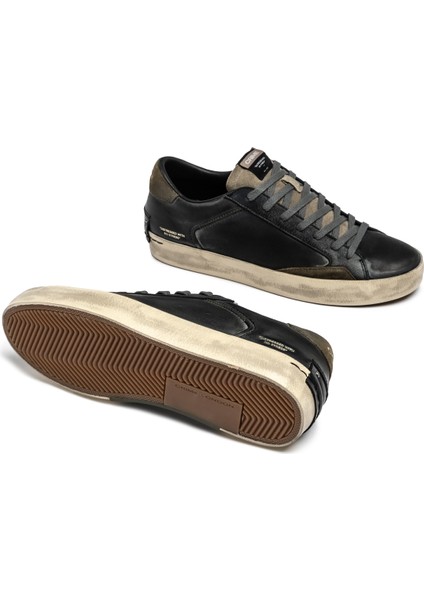 Erkek Sneaker ( Günlük) 11002AA8 Crime London Dıstressed Black fırsatları