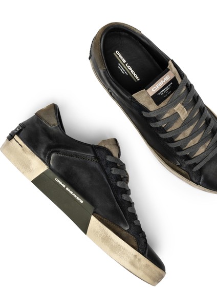 Erkek Sneaker ( Günlük) 11002AA8 Crime London Dıstressed Black indirimleri