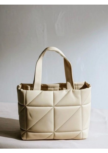 Kadın Geometrik Desenli Omuz ve El Çantası – Şık Günlük Çanta Modeli