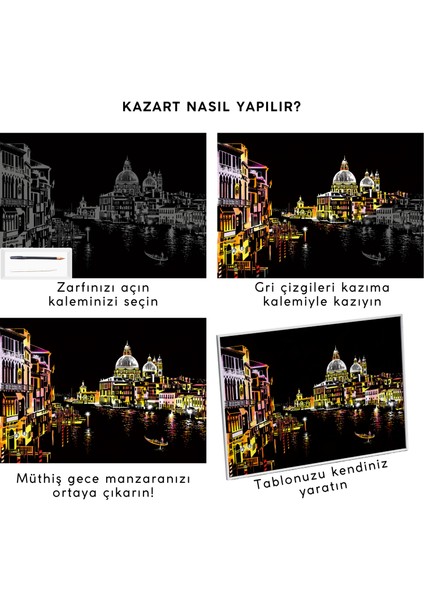 Kazıma Sanatı Illustra Cıty Serisi fırsatları