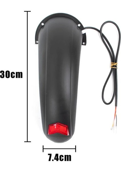 Yakasuma Jaguar Elektrikli Scooter Uyumlu Fren Lambalı Arka Çamurluk fırsatları