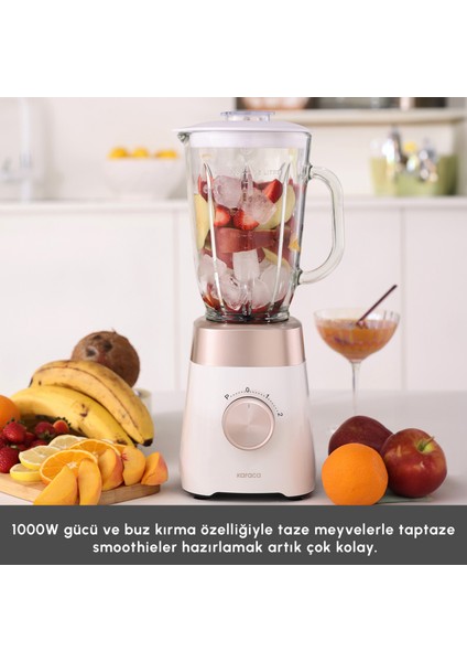 Multiblend Smoothie Blender Krem 1000W modelleri