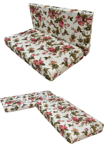 Mini Şark Köşesi, Vip Yer Minderi, Minder Süngerli Yer Minderi-Ingiliz Gülü