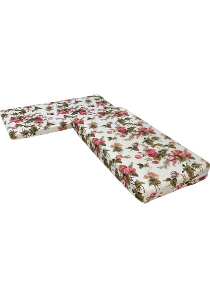 Mini Şark Köşesi, Vip Yer Minderi, Minder Süngerli Yer Minderi-Ingiliz Gülü modelleri