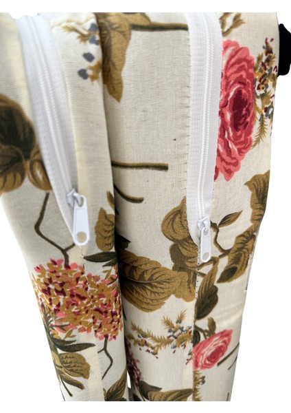 Mini Şark Köşesi, Vip Yer Minderi, Minder Süngerli Yer Minderi-Ingiliz Gülü fırsatları