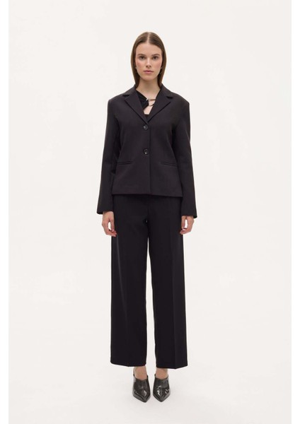 Siyah Kadın Blazer Ceket CKT00882 fırsatları