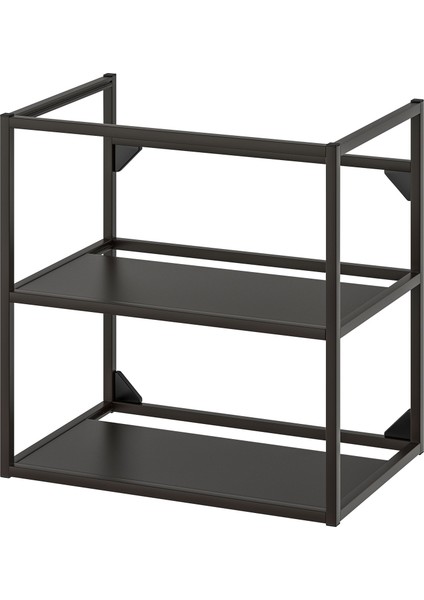 Lavabo Alt Dolabı Iskeleti, Antrasit, 60X40X60 Cm, Açık Raf