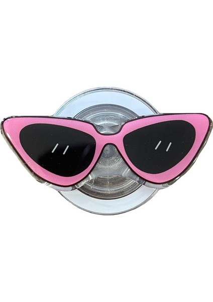 Magsafe Telefon Tutucu Stand Gözlük Pembe