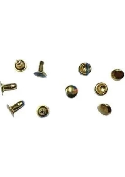Rivet Perçin - 6mm, Sarı, 1000 Adet