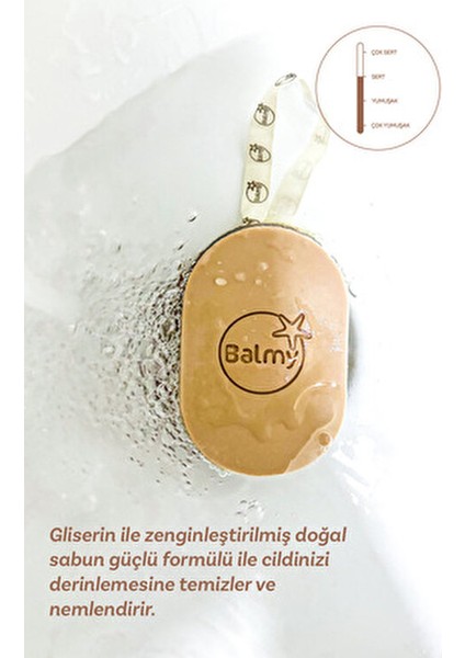 Doğal Kabak Lifli Sabun Amber Wood ve Beyaz Misk Kokusuyla 1 Adet Derin Temizleme fırsatları