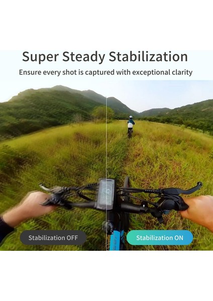 Qoocam 3 Aksiyon Kamerası 5.7 K Full Paket( 128 GB Sd Kartı, Kamera Çubuğu, Motor Aksesuarları Paketi, Ekstra Kamera Pili)