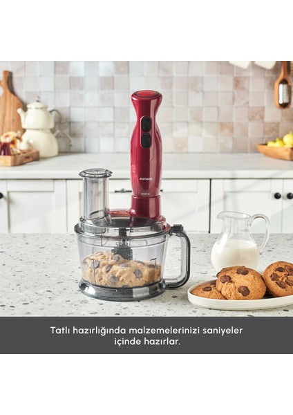 Pro Multimax 6 In 1 Çok Amaçlı Mutfak Robotu Red indirimleri