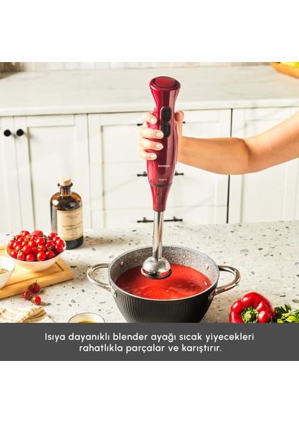 Pro Multimax 6 In 1 Çok Amaçlı Mutfak Robotu Red