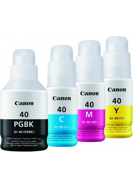 Gı-40 GM4040 G7040 G5040 G6040 4 Renk Mürekkep