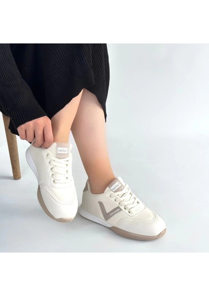 Jowen Bej Cilt Vizon Detaylı Bağcıklı Spor Ayakkabı fırsatları