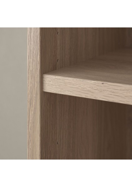 Cam/panel Kapaklı Kitaplık, Meşe Görünümlü, 160X30X202 cm fiyatları