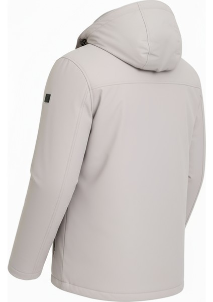 Erkek Beyaz %100 Su ve Rüzgar Geçirmez Kürklü Çıkartılabilir Kapüşonlu Mont&kaban modelleri