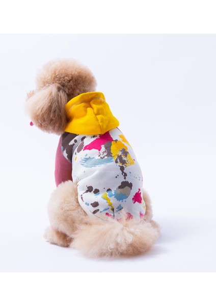 Sarı Rio Köpek Hoodie Köpek Sweat Köpek Kıyafeti Kedi Kıyafeti