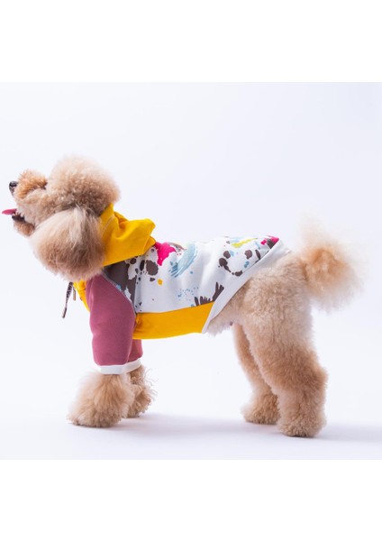 Sarı Rio Köpek Hoodie Köpek Sweat Köpek Kıyafeti Kedi Kıyafeti modelleri
