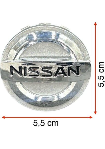 Nıssan Jant Göbek Qashqai 07-13/micra 07-13/note 07-13/juke 07-13/x-Trail 07-13 (5,5 Cm)