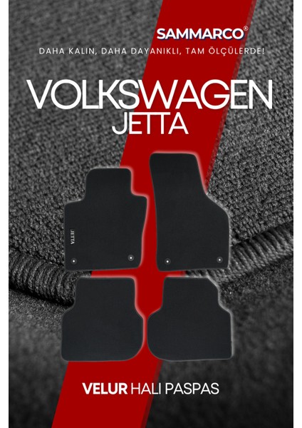 Volkswagen Jetta 2017 Halı Paspas Velur Paspas Kumaş Paspas Oto Paspas modelleri