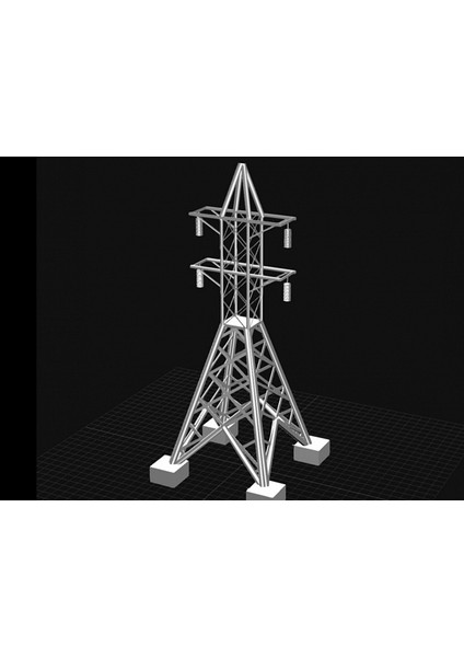 Yeni Maketler Için Havai Iletim Hattı Desteği (Plastik Aparattır!!!)