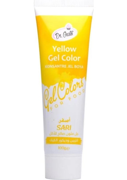 Jel Boya Dr.gusto 100 gr Sarı