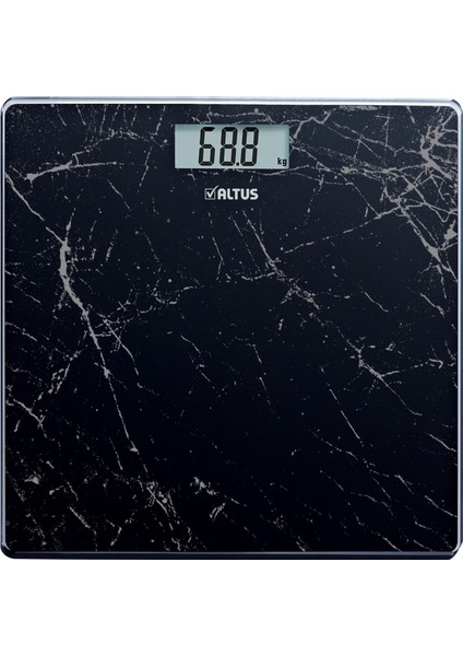 Siyah Dijital Ekranlı Sağlıklı Tartı Al 808 Sm