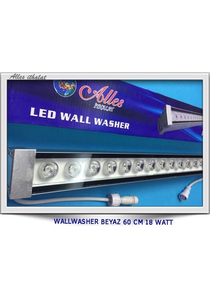 Wallwasher Beyaz 60 cm 18 Watt 220V