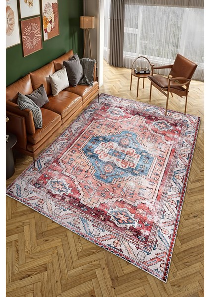 Dekoratif Yıkanabilir, Kaymaz Tabanlı, Modern Salon Oturma Odası Halısı - FR122 fiyatları