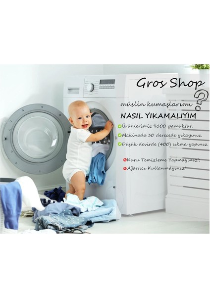 Yeni Doğan %100 Doğal 4katlı Müslin Hastane Çıkış Mevlüt Seti (Kişiye Özgü Isimli Nakış Desenli)