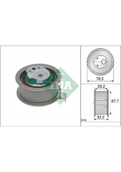 531092710 - Eksantrik Germe Makarası Volvo S60 13 15 S80-S90 16 V40-V60-V90 16 XC60 13 XC90 14 Xc7