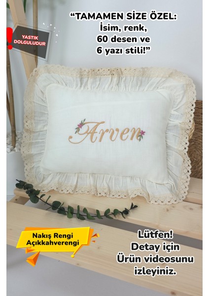 Müslin Yeni Doğan 4katlı Organik %100PAMUK Kişiye Özgü Nakışlı Hastane Çıkış Seti-Papatya