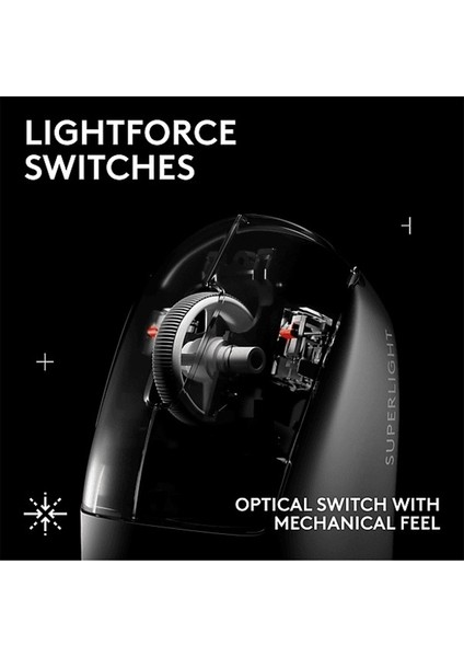 G Pro X Superlıght 2 SE Kablosuz Oyuncu Mouse, Siyah 910-007553 fırsatları